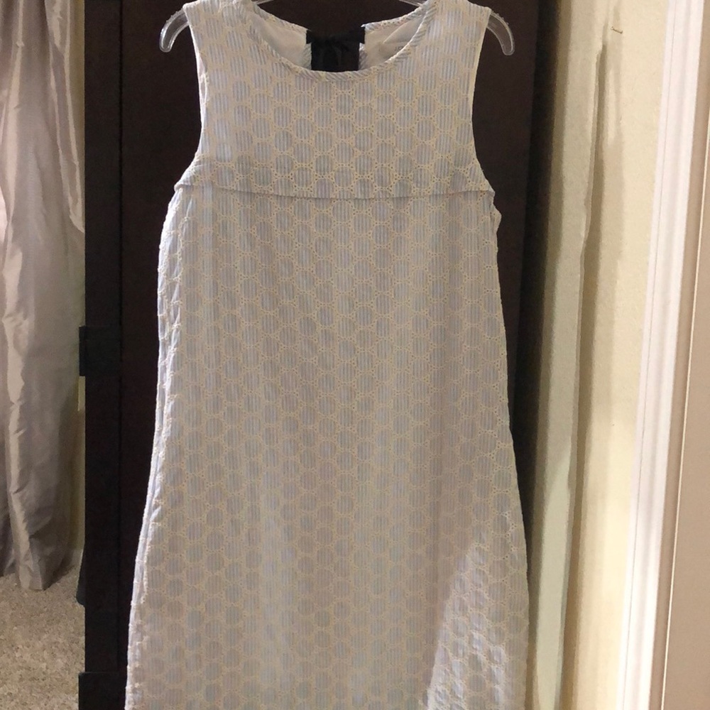 J. Crew seersucker sleeveless dress